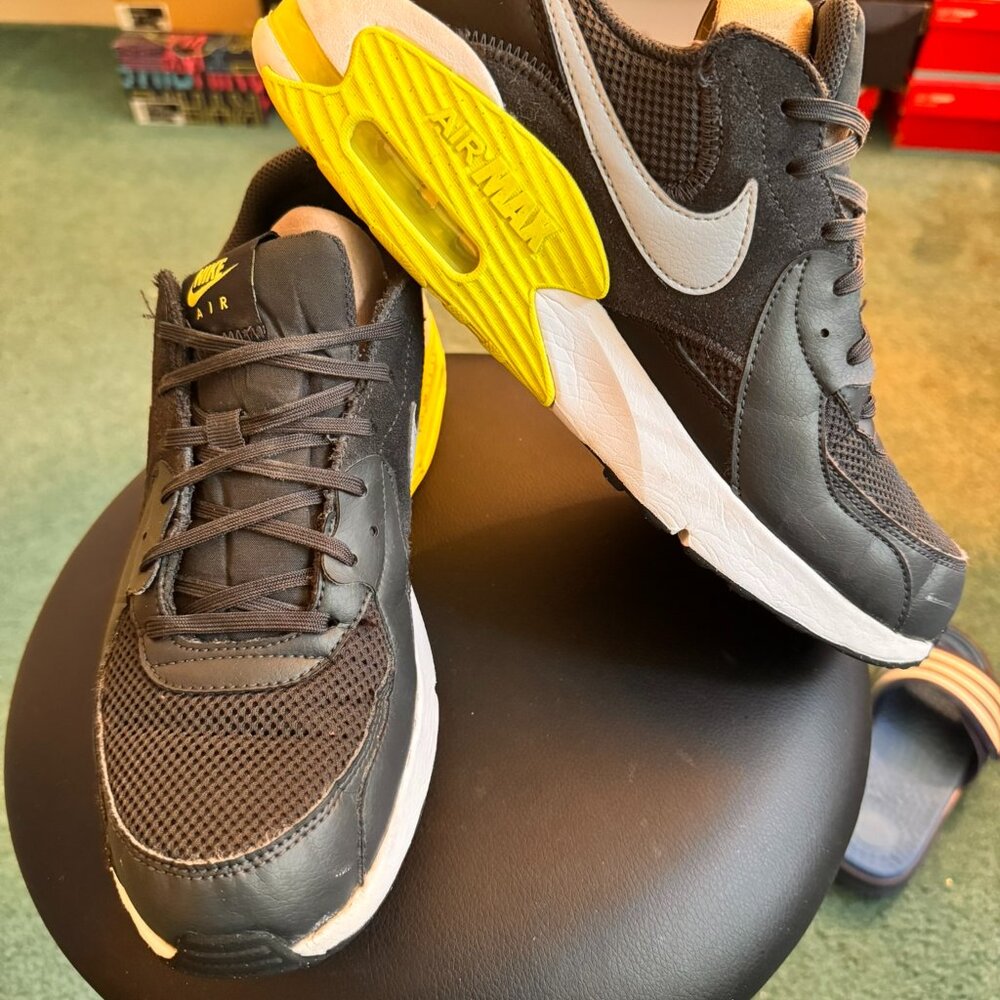 Nike - Air Max Excee - Black/White/Volt - Size 10.5